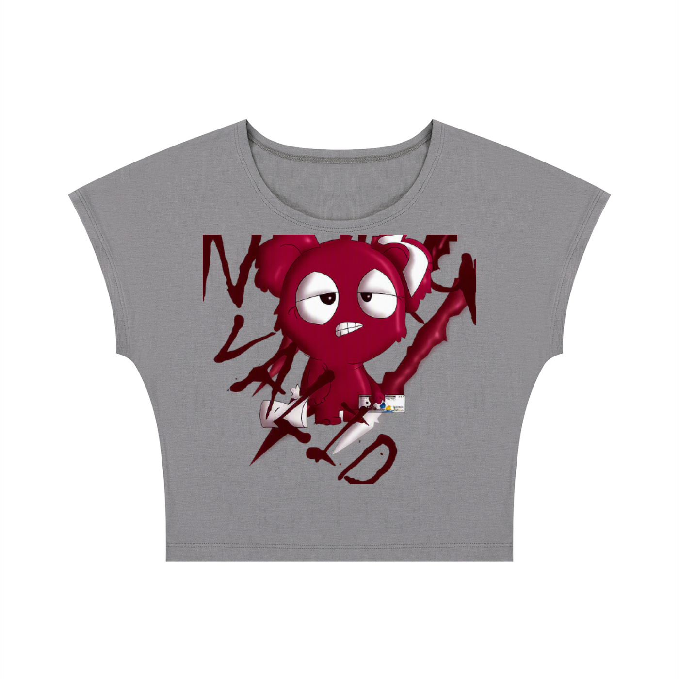 Loopy Lavi Women's Slim Crop T-Shirt