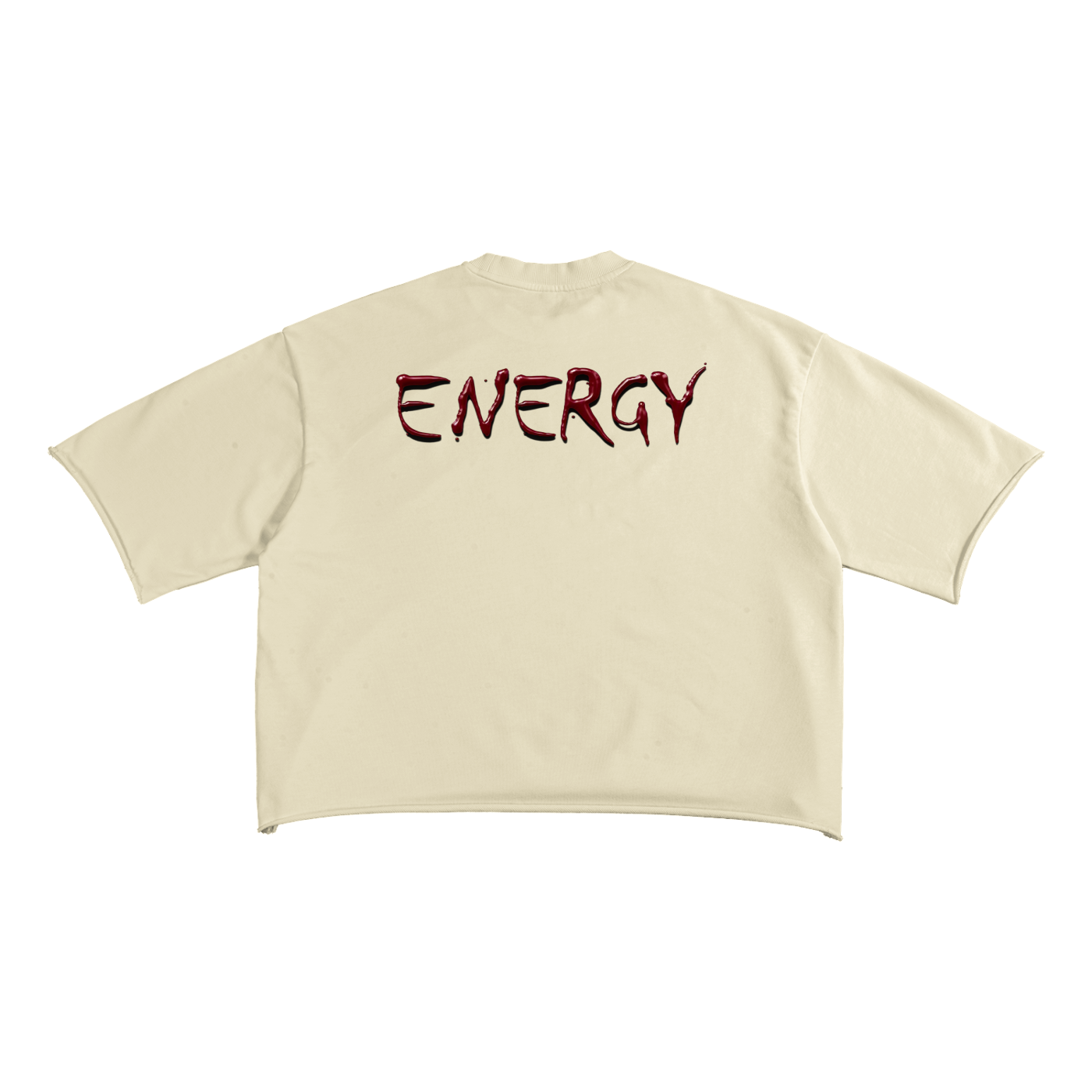 French Terry Raw Edge T-Shirt