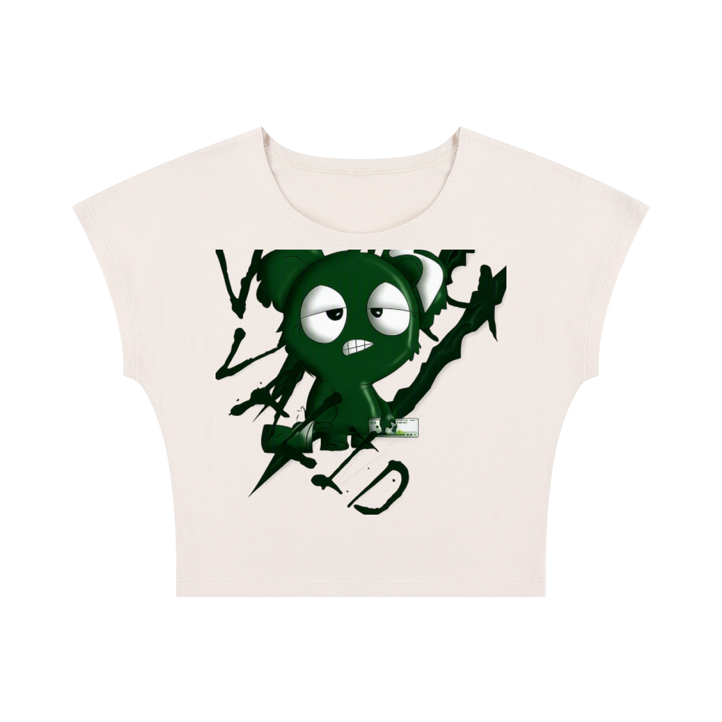 Loopymlavi Women's Slim Crop T-Shirt