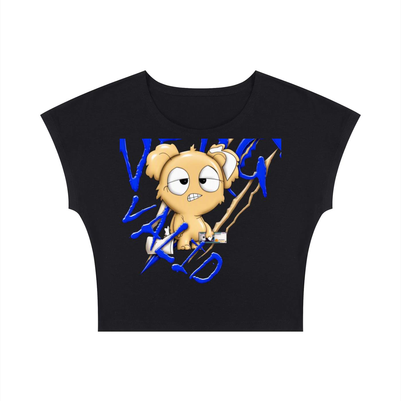Loopy Lavi Women's Slim Crop T-Shirt