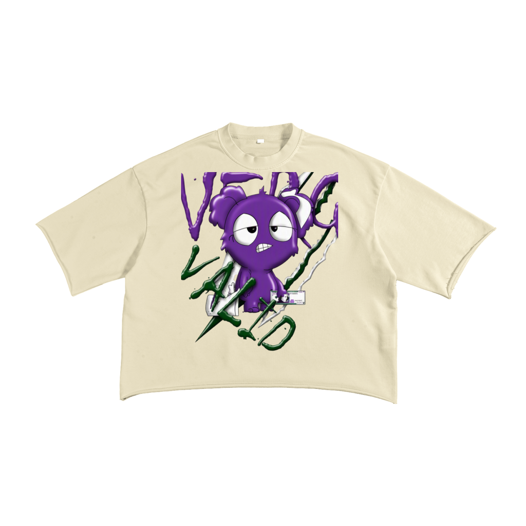 French Terry Raw Edge T-Shirt