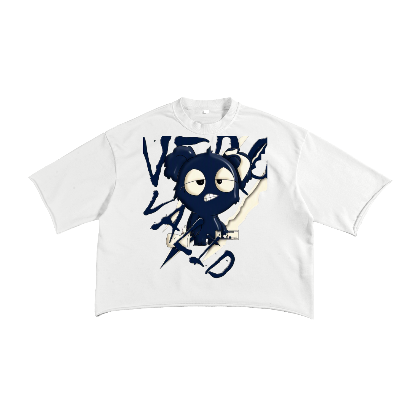 French Terry Raw Edge T-Shirt