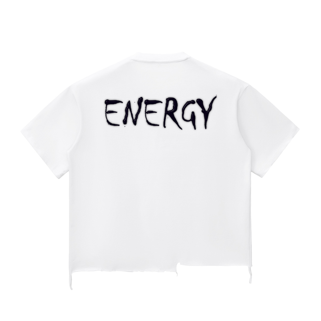 Loopy lavi Snow Wash Raw-Hem Boxy T-shirt