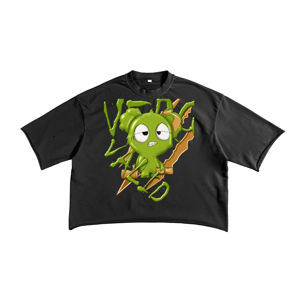 French Terry Raw Edge T-Shirt