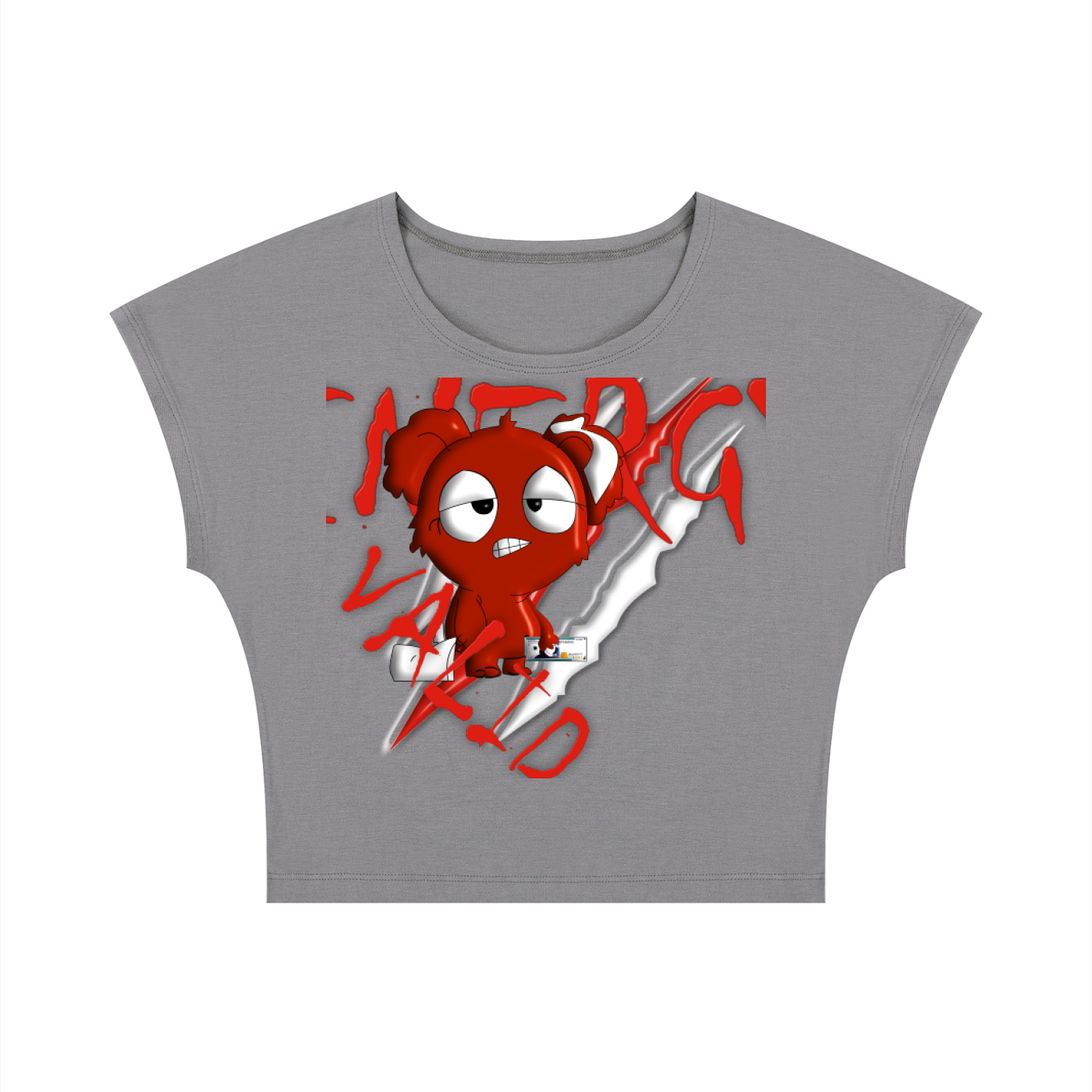Loopy Lavi Women's Slim Crop T-Shirt