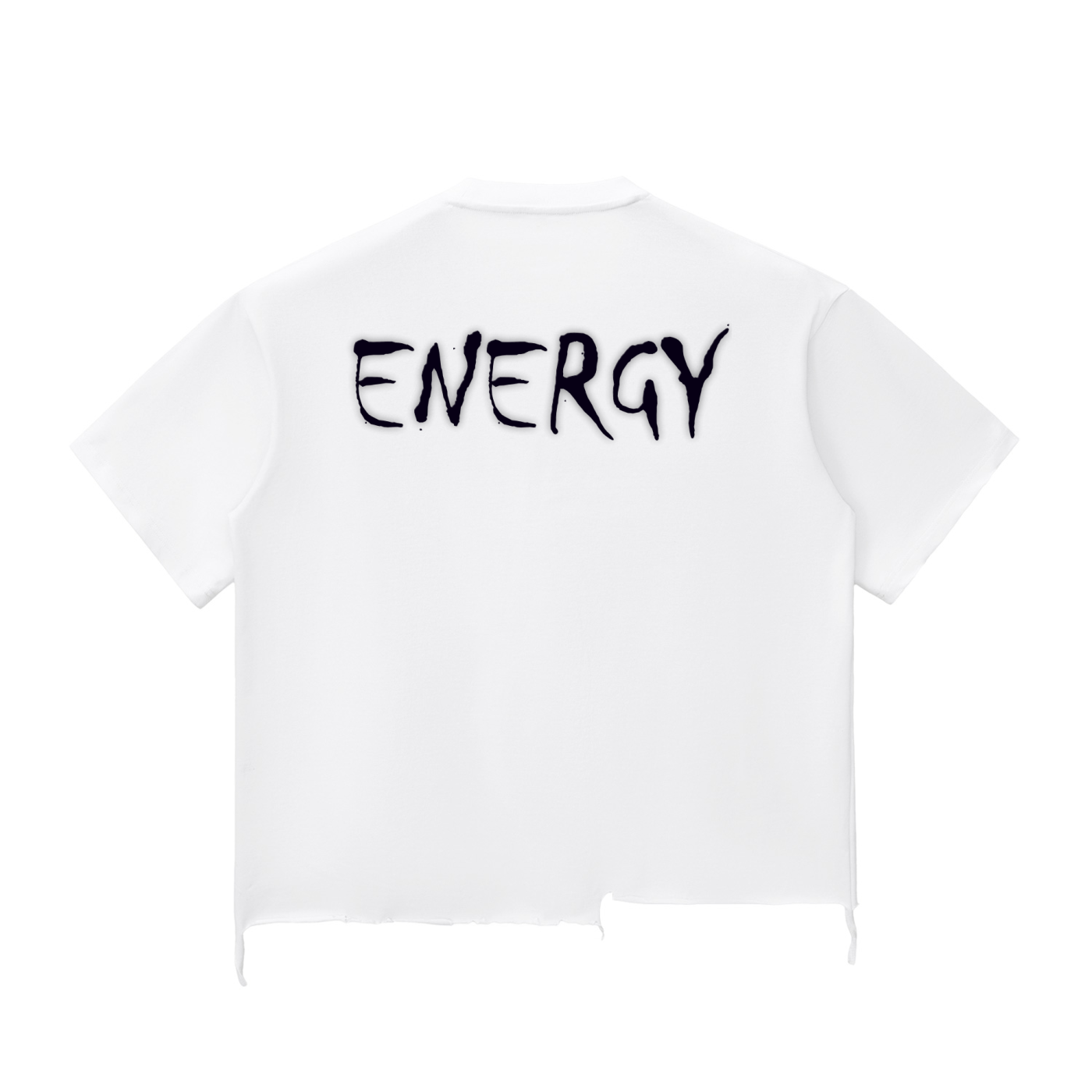 Loopy Lavi Snow Wash Raw-Hem Boxy T-shirt