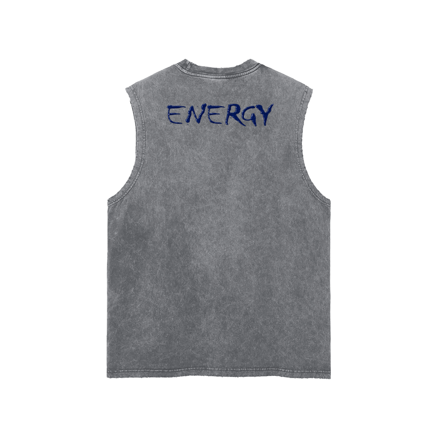 Loopy Lavi Snow Washed Frayed Hem Tank Top