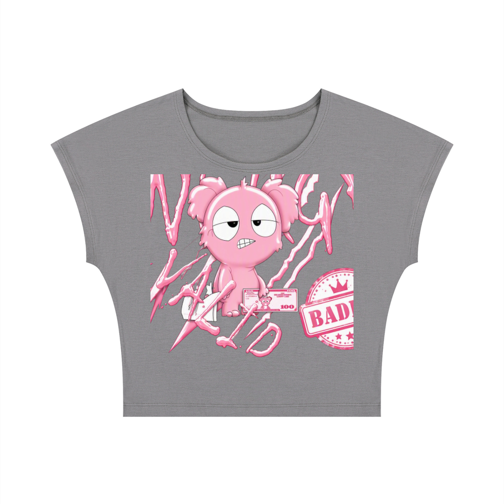 Loopy Lavi Women's Slim Crop T-Shirt