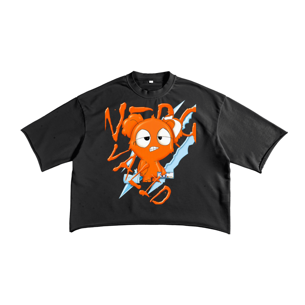 French Terry Raw Edge T-Shirt
