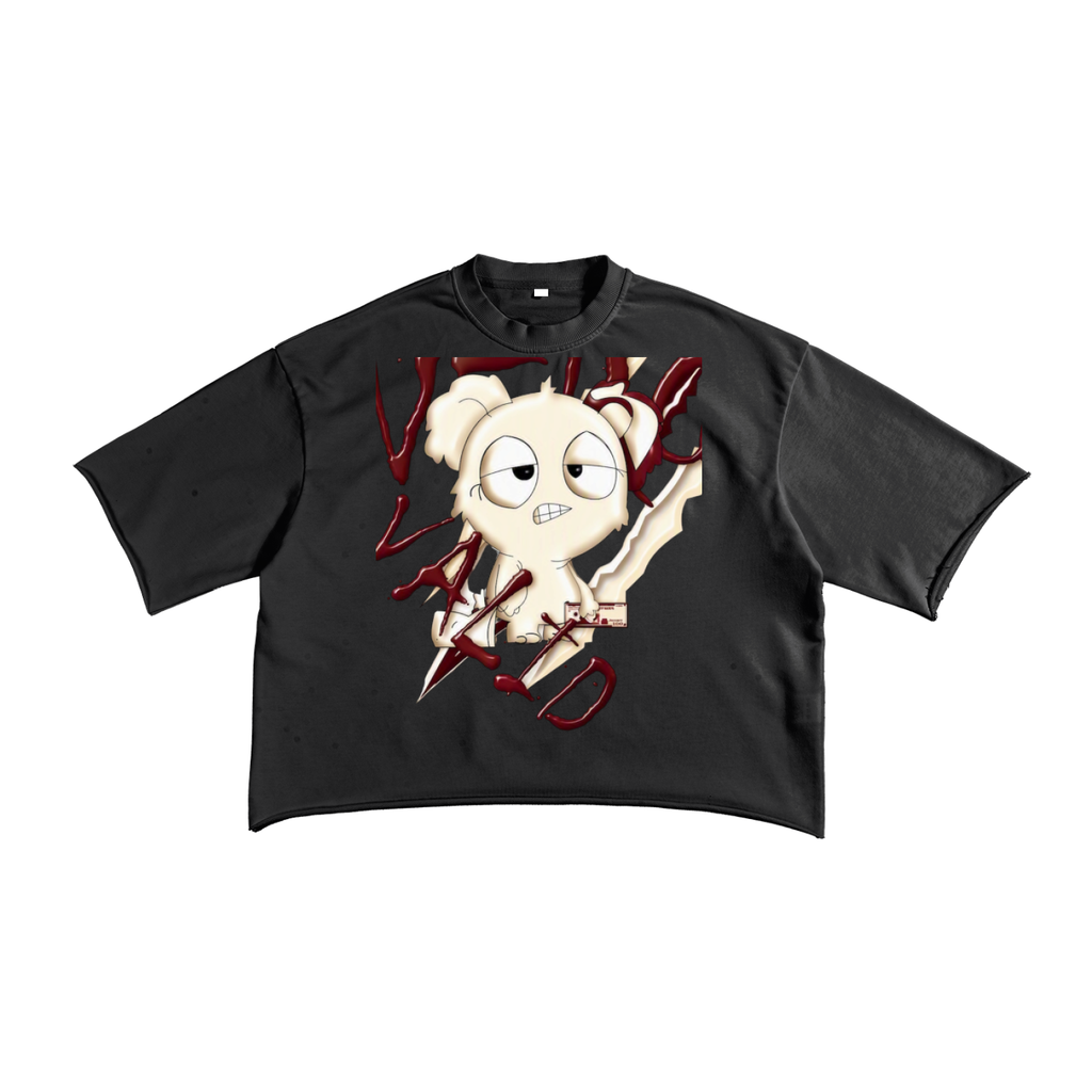French Terry Raw Edge T-Shirt