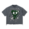 Loopy Lavi Snow Wash Raw-Hem Boxy T-shirt