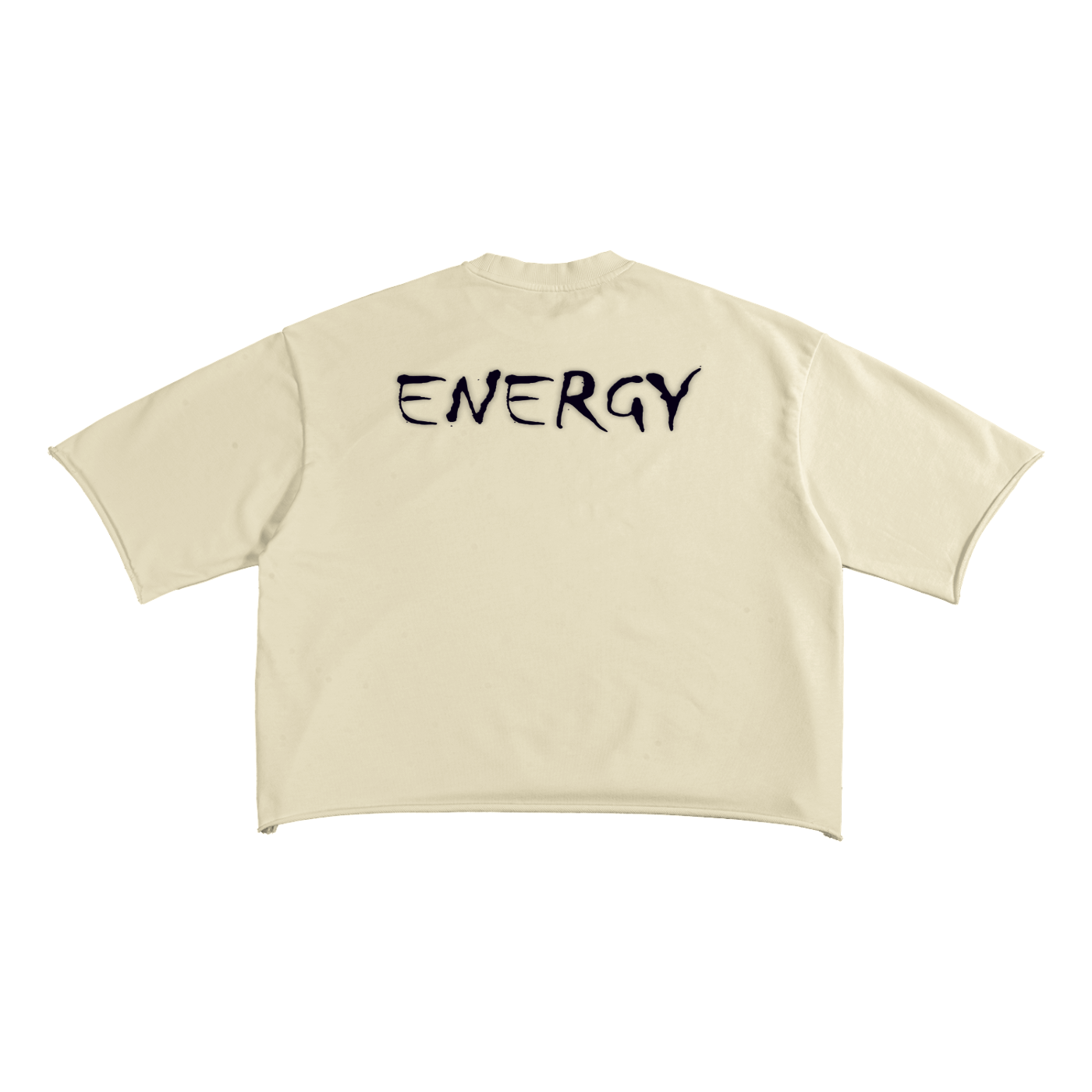 French Terry Raw Edge T-Shirt
