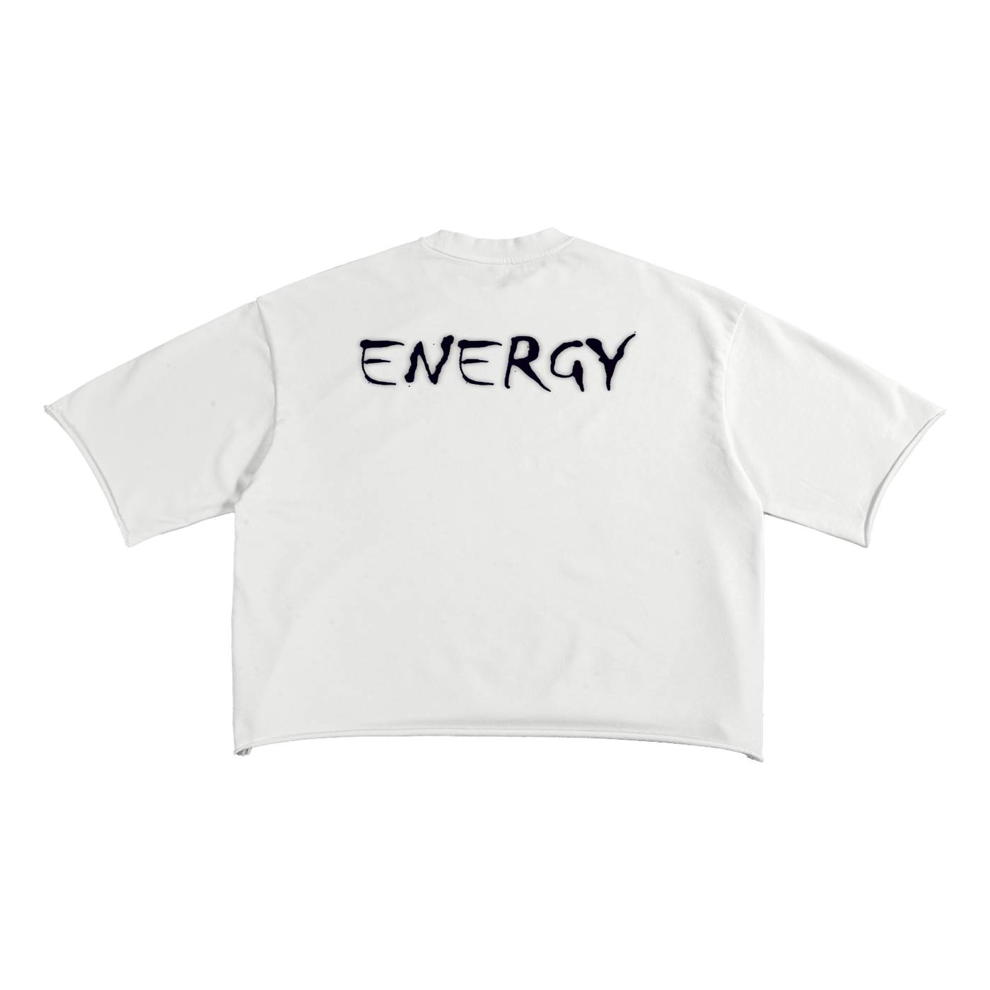 French Terry Raw Edge T-Shirt