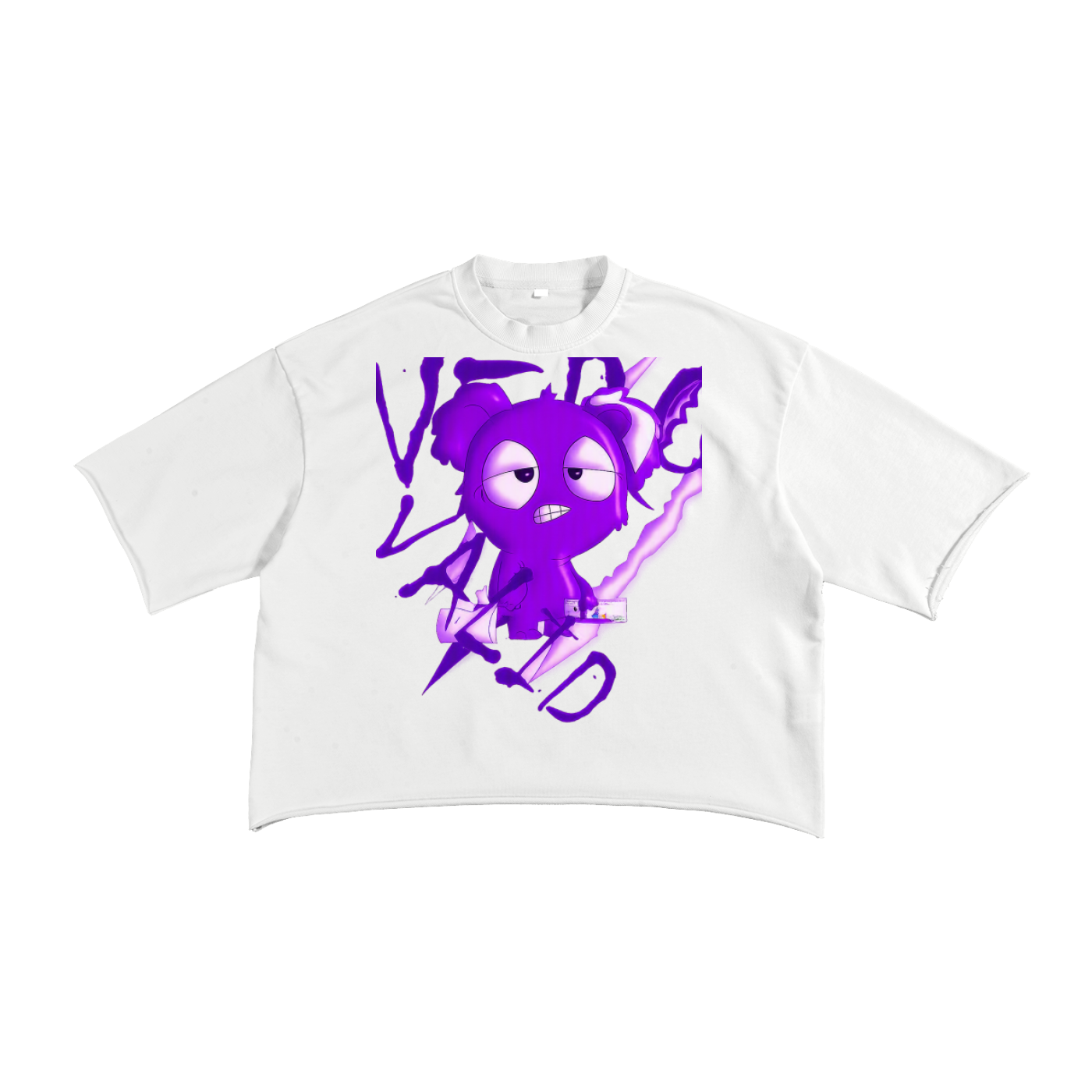 French Terry Raw Edge T-Shirt