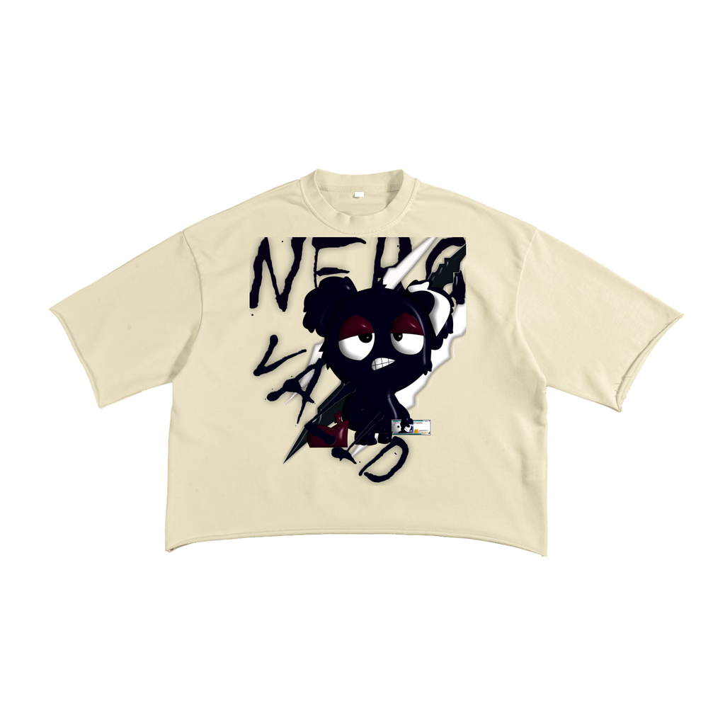 French Terry Raw Edge T-Shirt