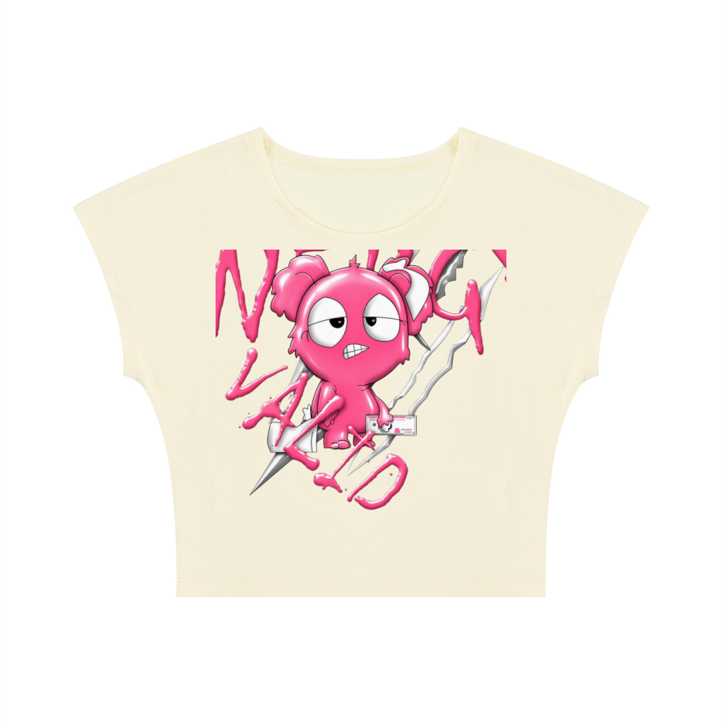 Loopy Lavi Women's Slim Crop T-Shirt