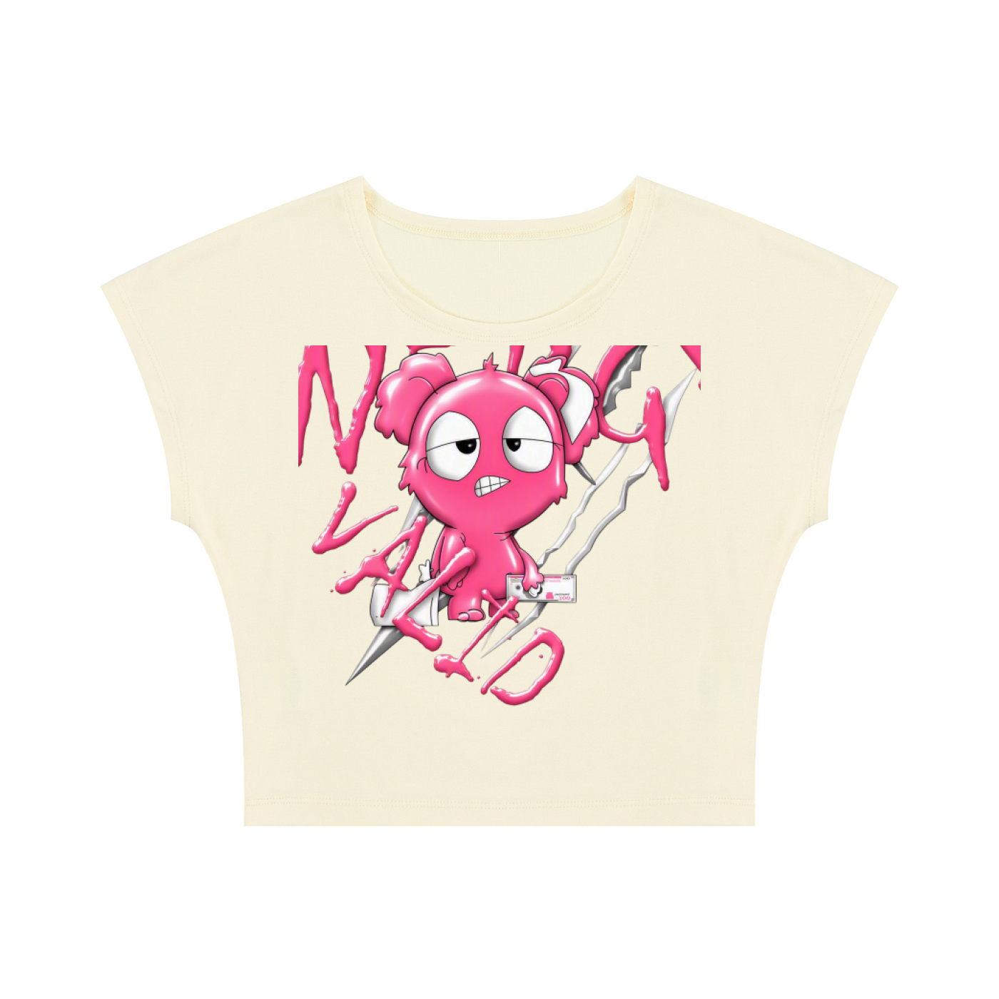 Loopy Lavi Women's Slim Crop T-Shirt