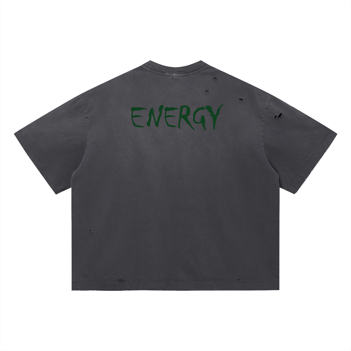 Loopy Lavi Vintage Washed Distressed Boxy Oversized T-Shirt