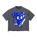Loopy Lavi Snow Wash Raw-Hem Boxy T-shirt