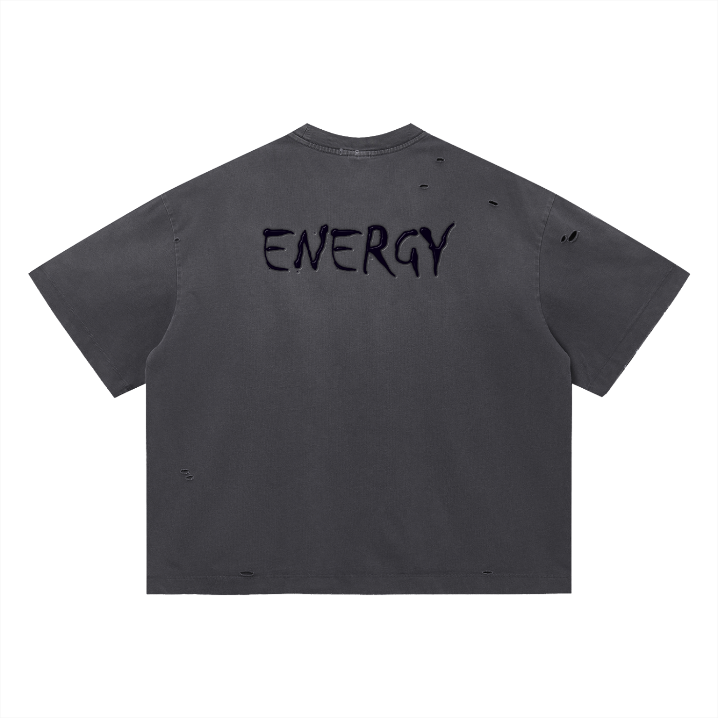 Loopy Lavi Vintage Washed Distressed Boxy Oversized T-Shirt