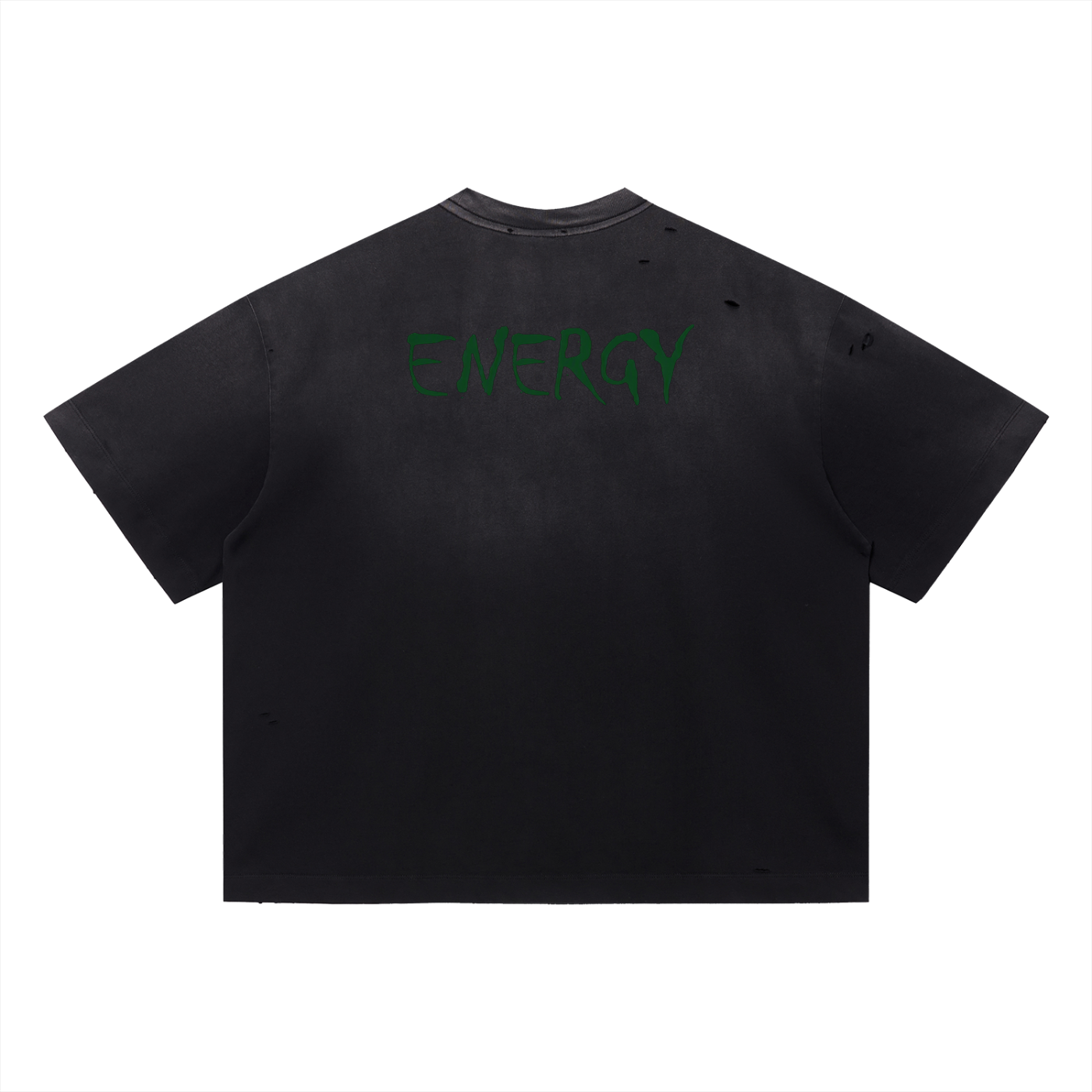 Loopy Lavi Vintage Washed Distressed Boxy Oversized T-Shirt