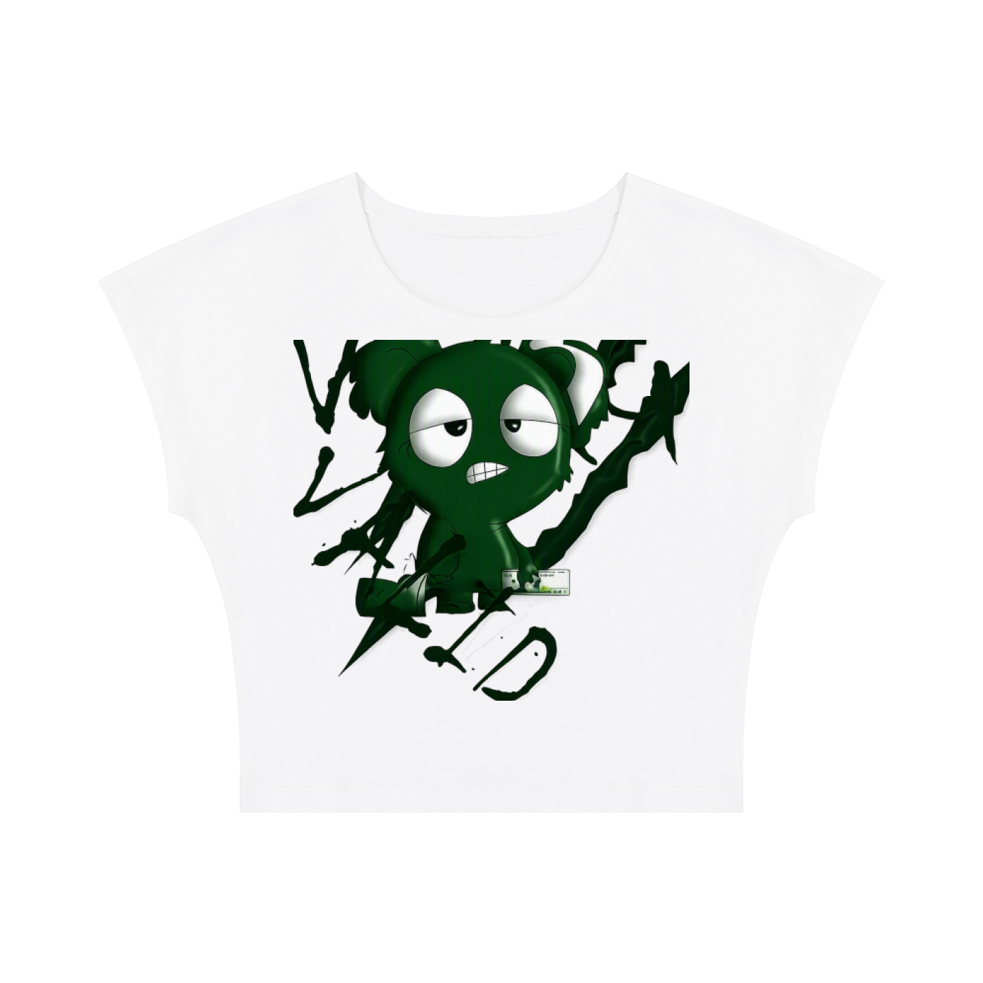Loopymlavi Women's Slim Crop T-Shirt