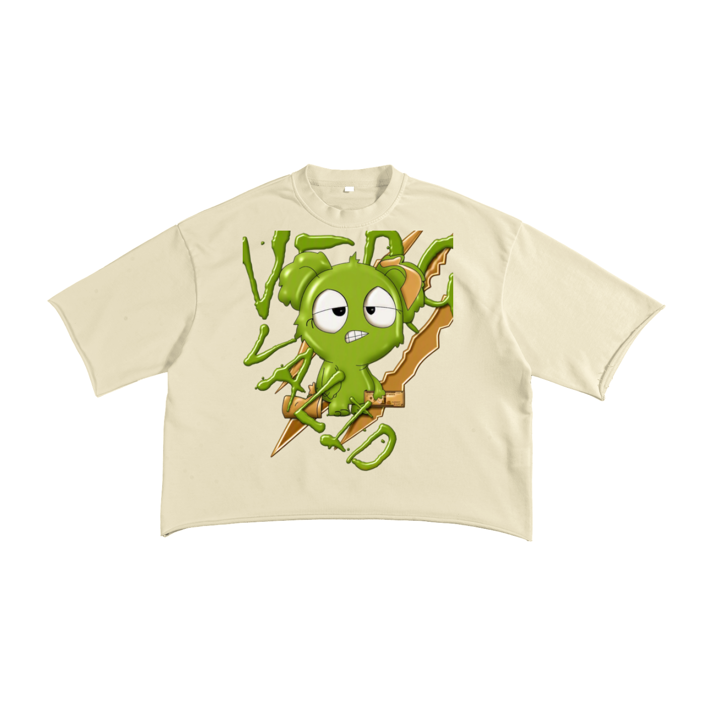 French Terry Raw Edge T-Shirt