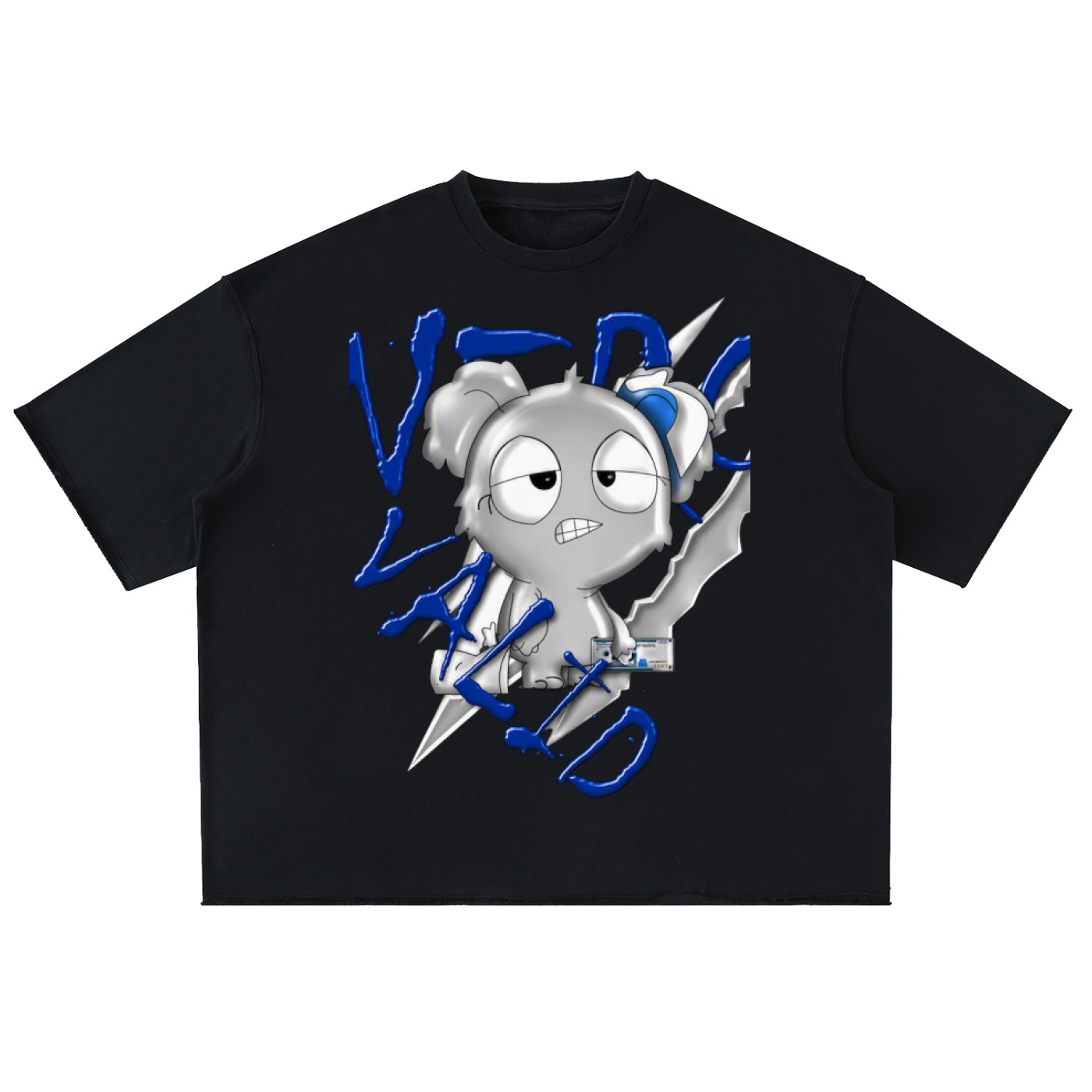 Silver “collection “ Washed Rolled Hem Half Sleeve T-Shirt