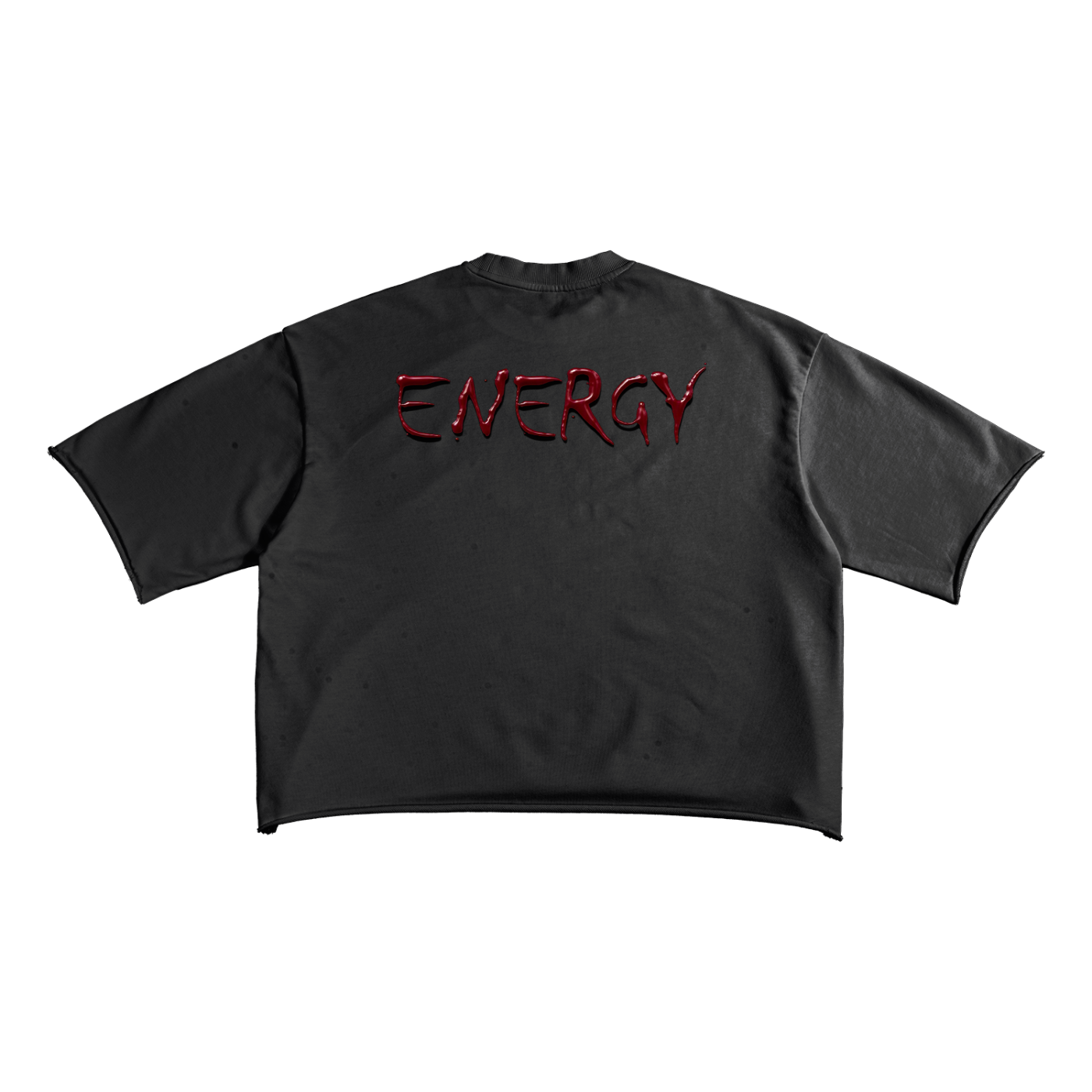 French Terry Raw Edge T-Shirt