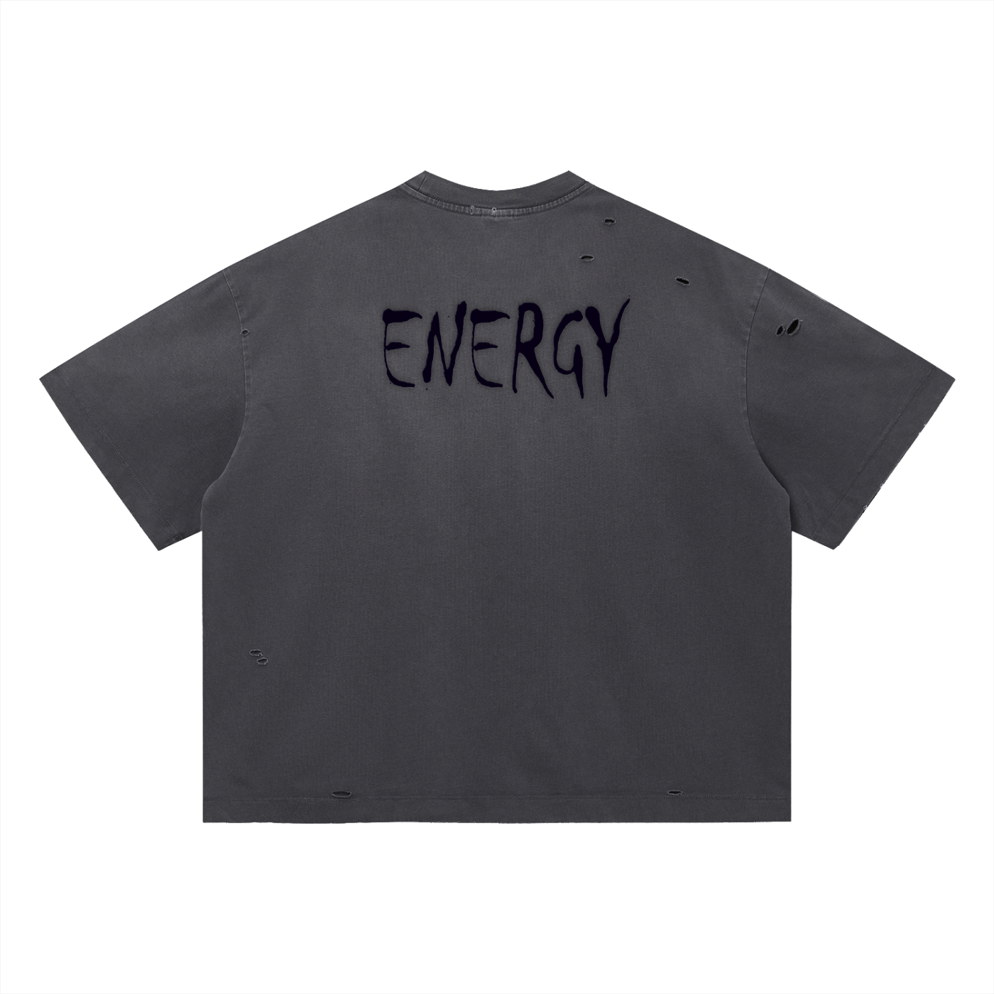 Loopy Lavi Vintage Washed Distressed Boxy Oversized T-Shirt