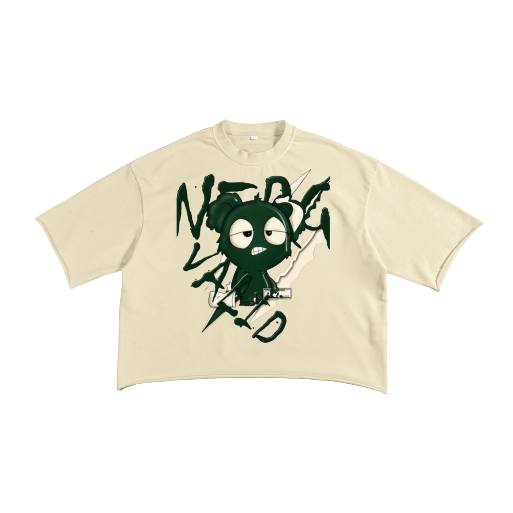 French Terry Raw Edge T-Shirt