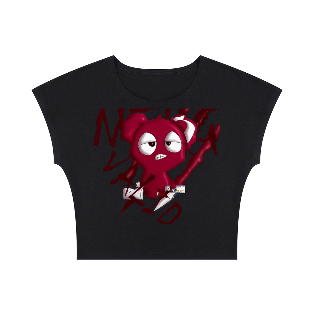 Loopy Lavi Women's Slim Crop T-Shirt