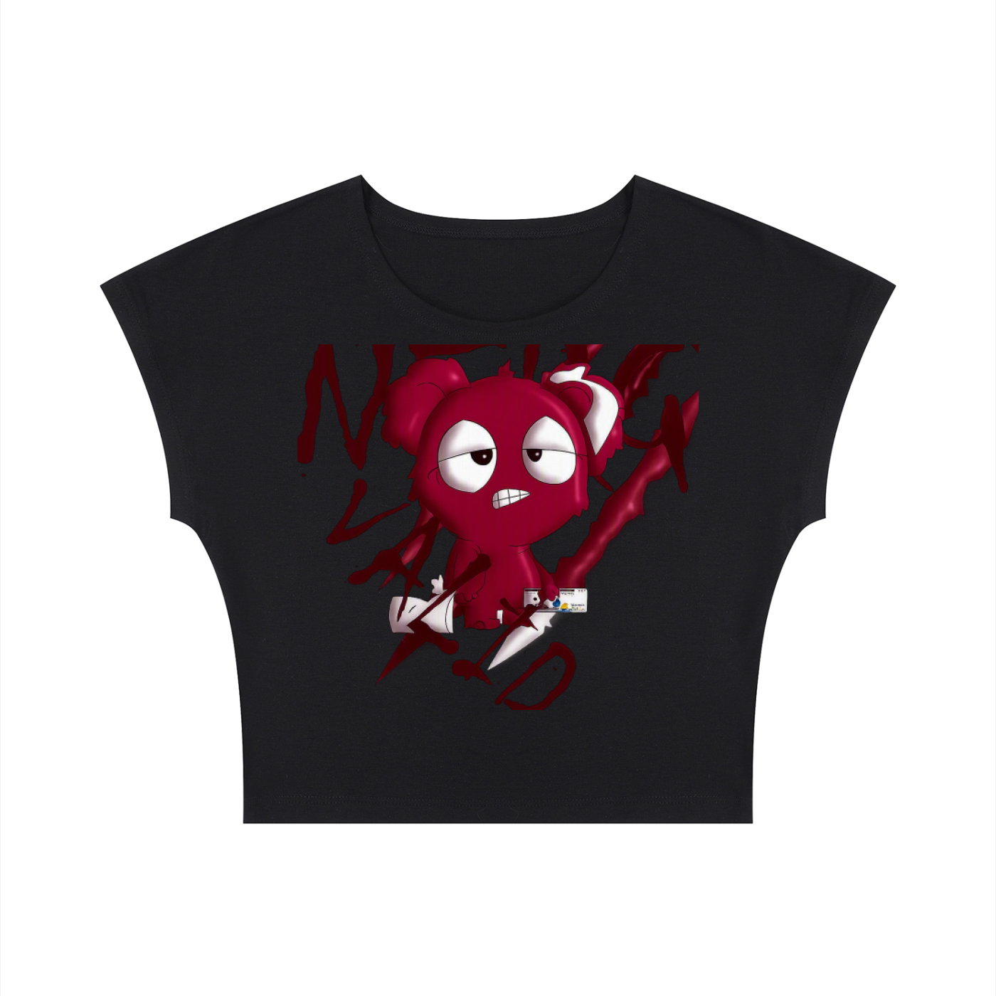 Loopy Lavi Women's Slim Crop T-Shirt