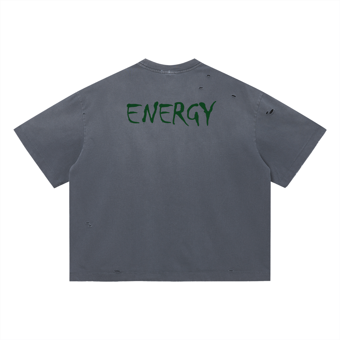 Loopy Lavi Vintage Washed Distressed Boxy Oversized T-Shirt