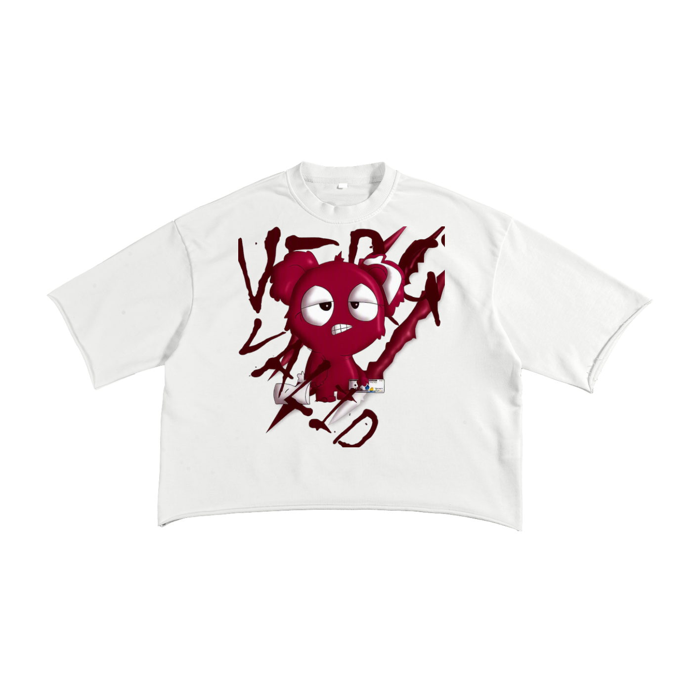 French Terry Raw Edge T-Shirt