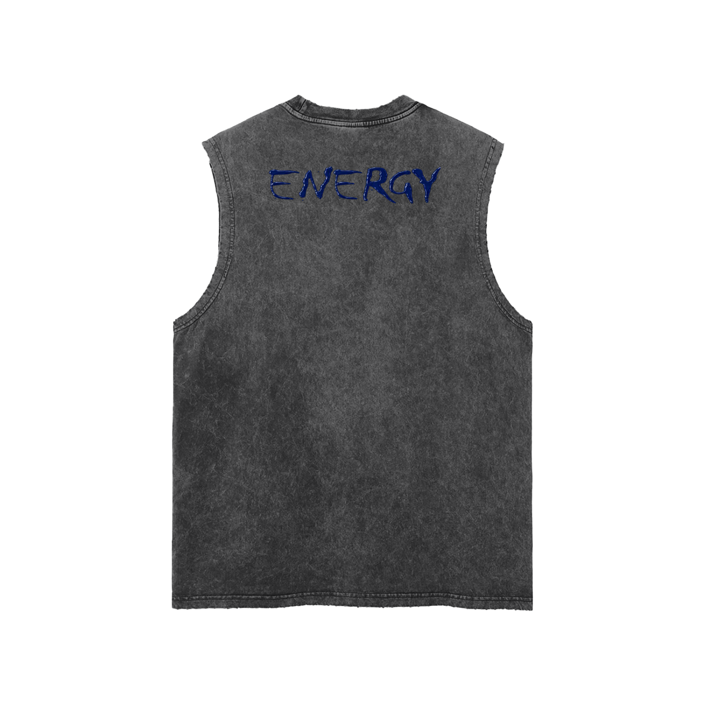 Loopy Lavi Snow Washed Frayed Hem Tank Top