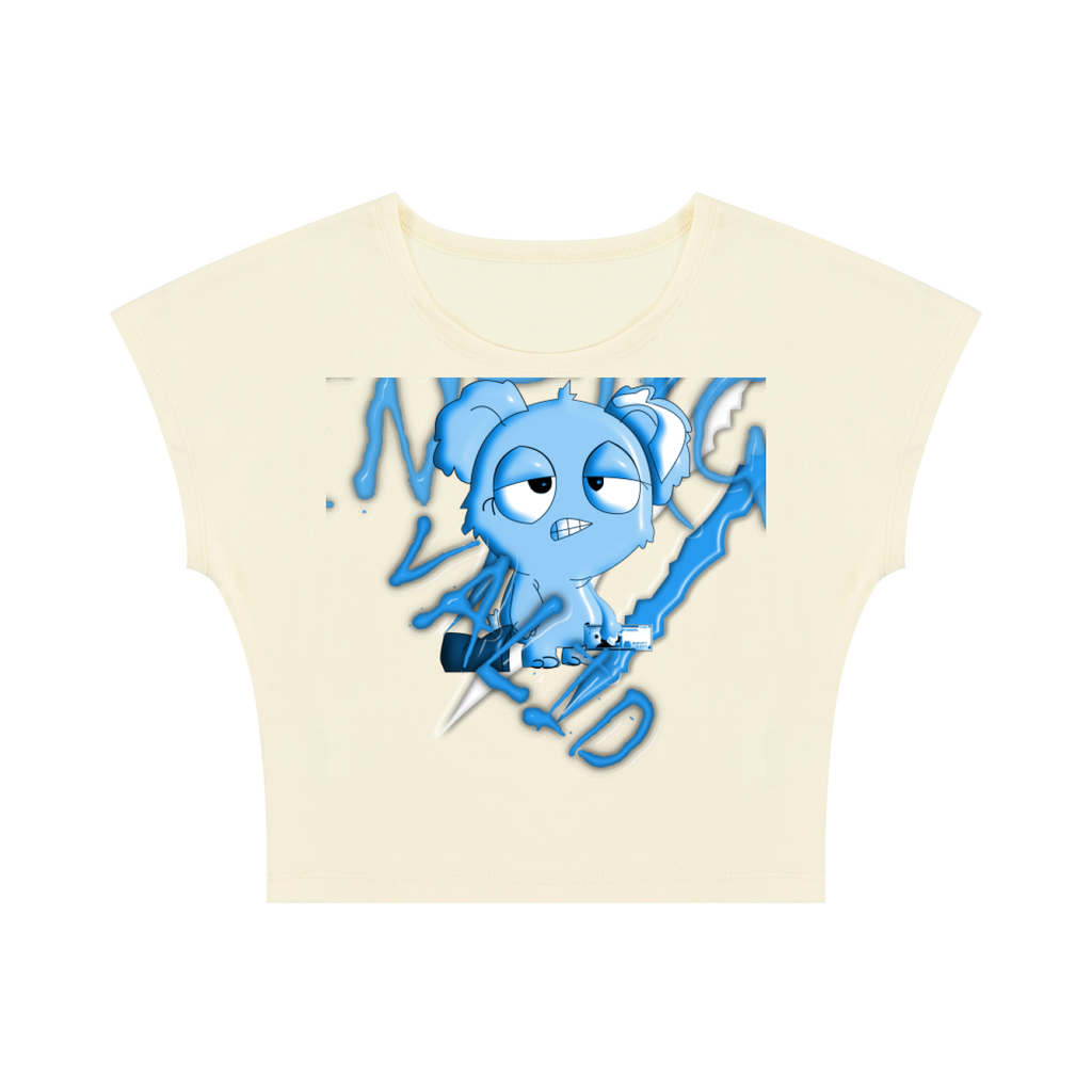 Loopy Lavi Women's Slim Crop T-Shirt