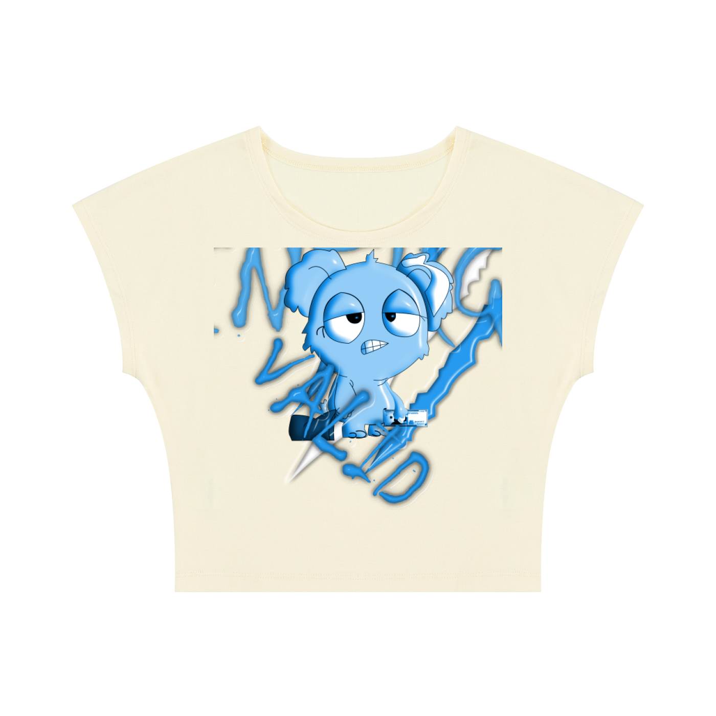 Loopy Lavi Women's Slim Crop T-Shirt