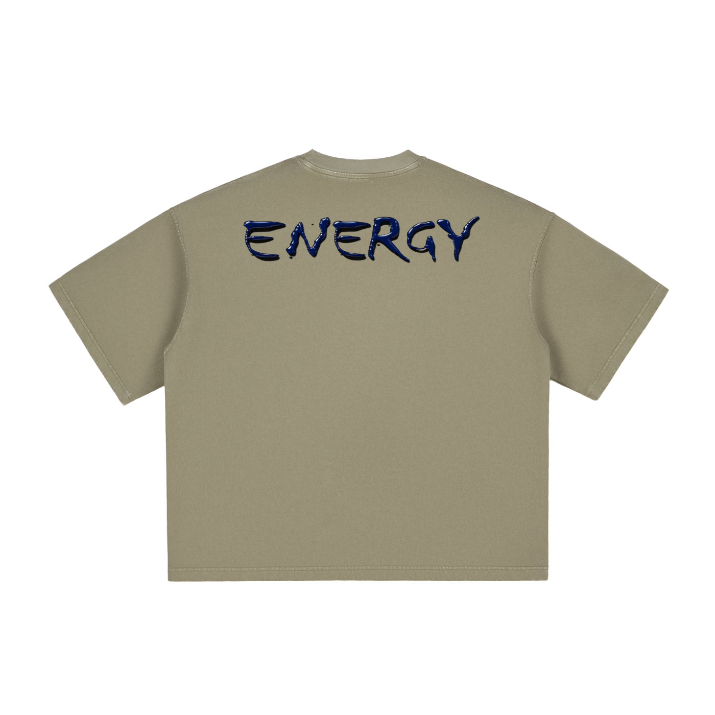 Navy “collection” Vintage Washed Boxy T-Shirt