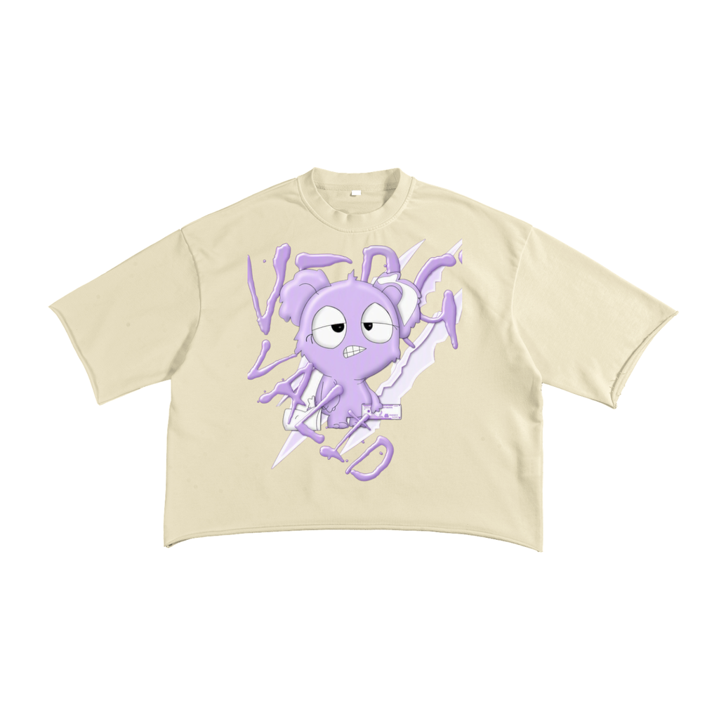 French Terry Raw Edge T-Shirt