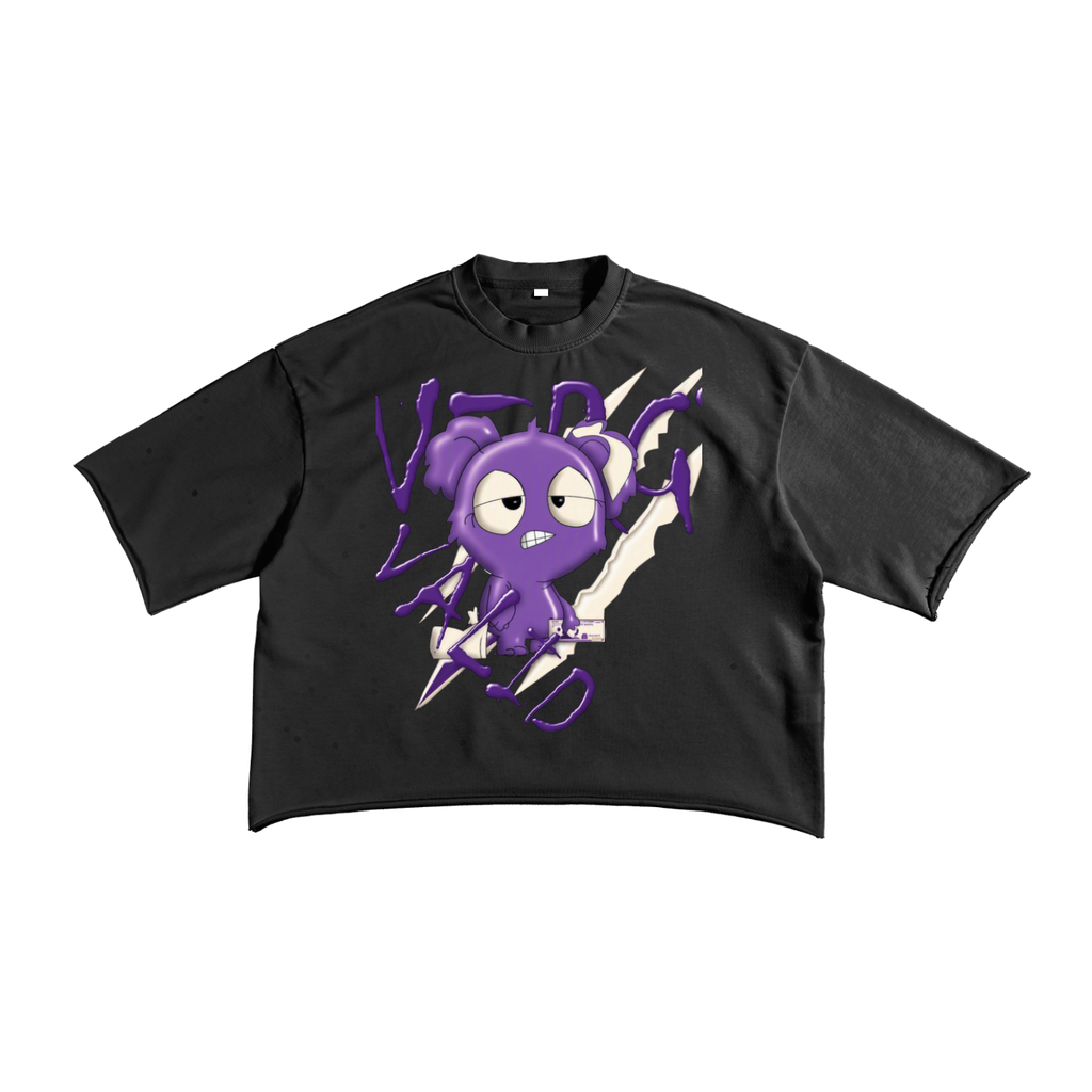 French Terry Raw Edge T-Shirt