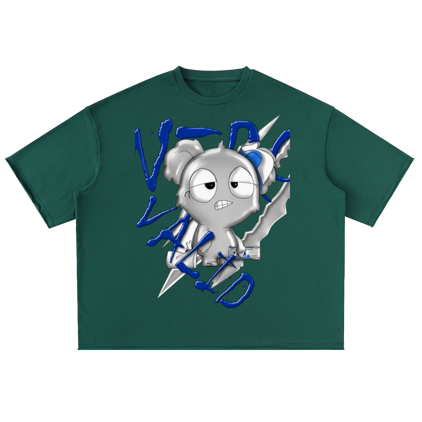 Silver “collection “ Washed Rolled Hem Half Sleeve T-Shirt