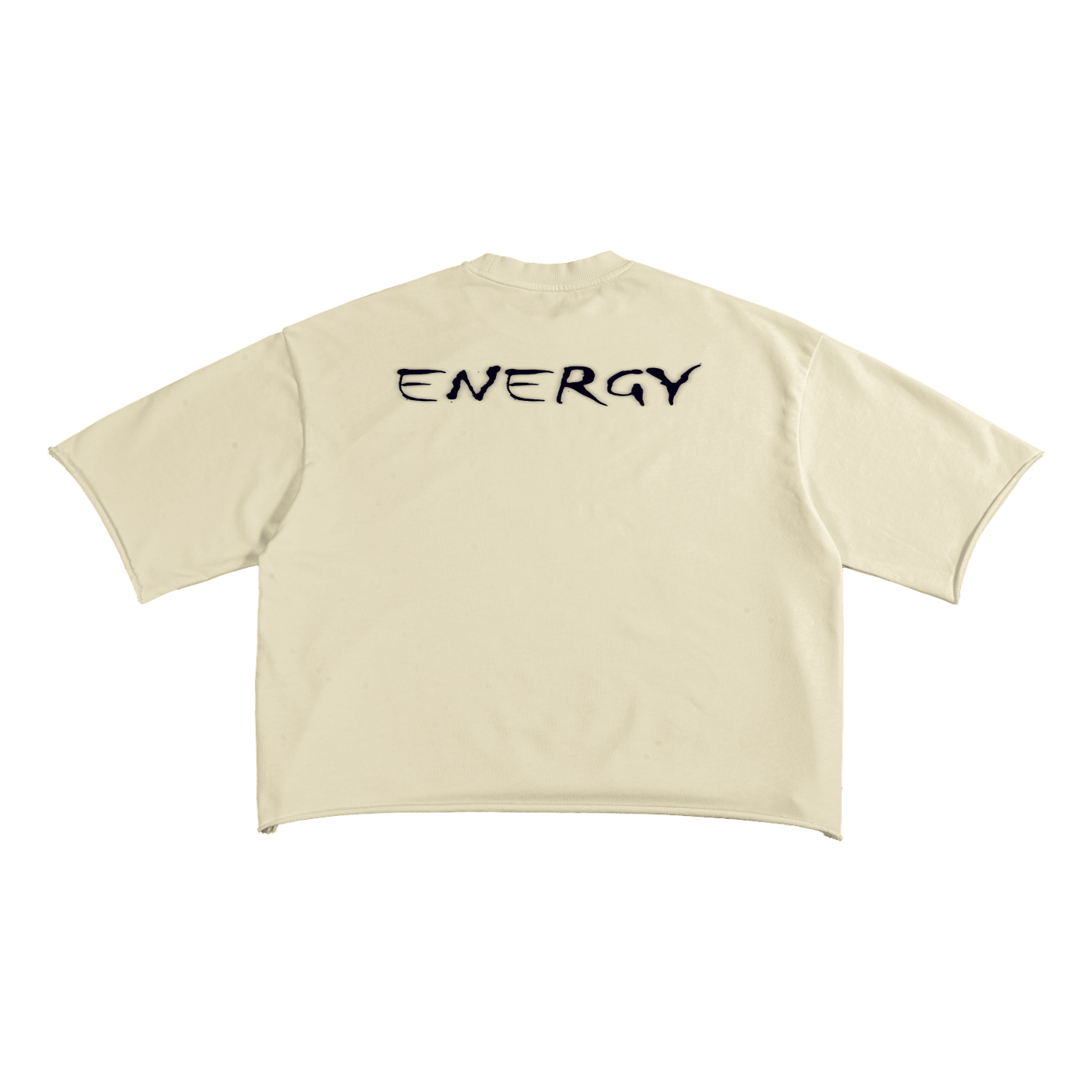 French Terry Raw Edge T-Shirt