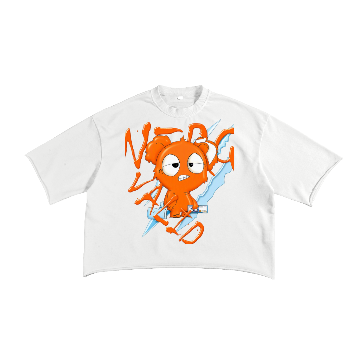 French Terry Raw Edge T-Shirt