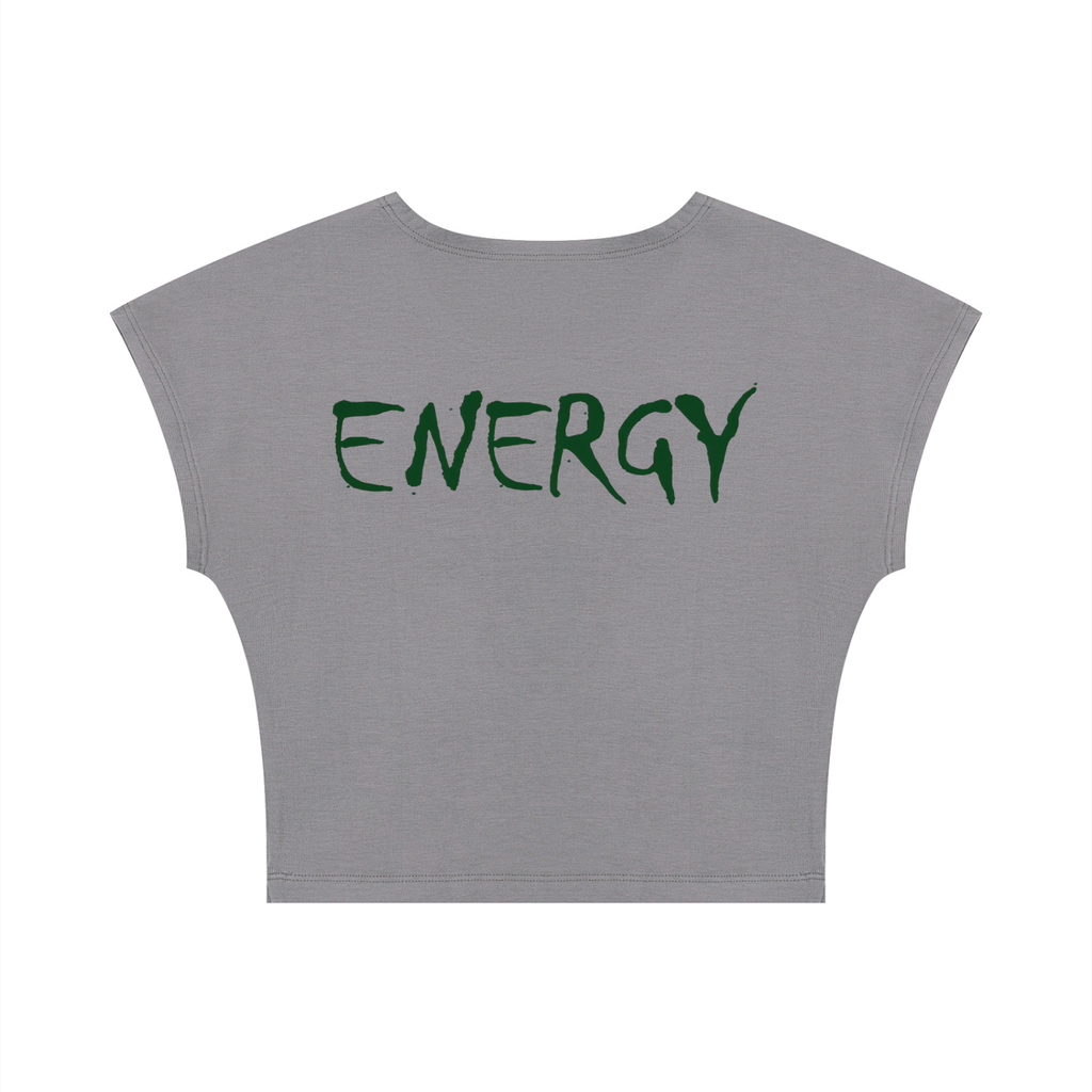 Loopymlavi Women's Slim Crop T-Shirt