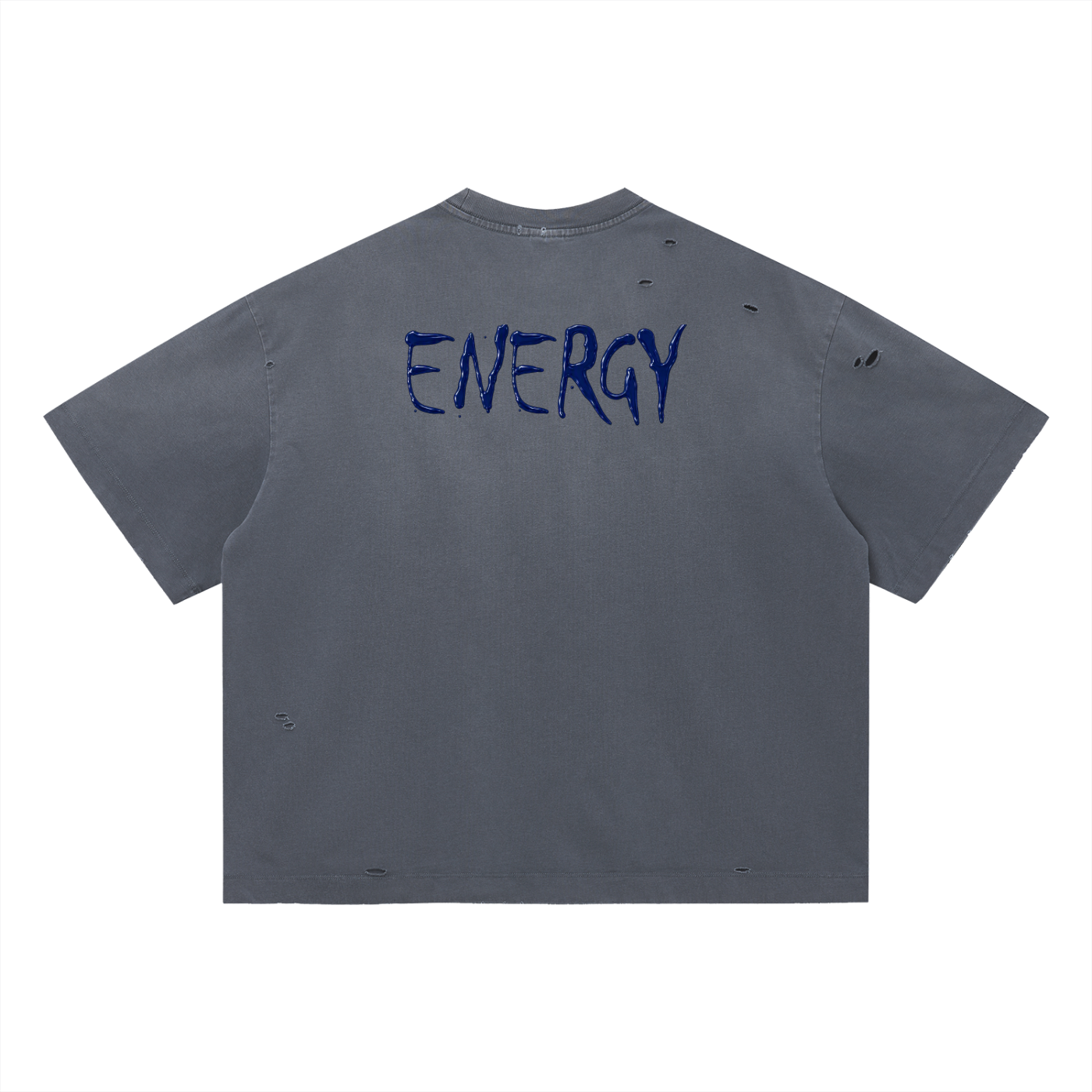 Loopy Lavi Vintage Washed Distressed Boxy Oversized T-Shirt