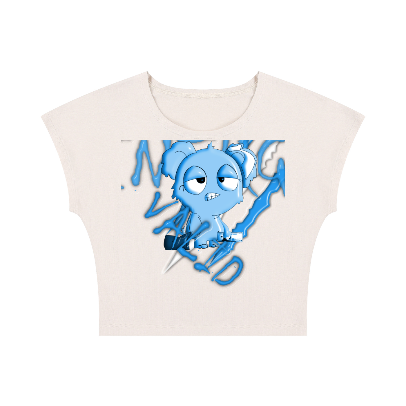 Loopy Lavi Women's Slim Crop T-Shirt