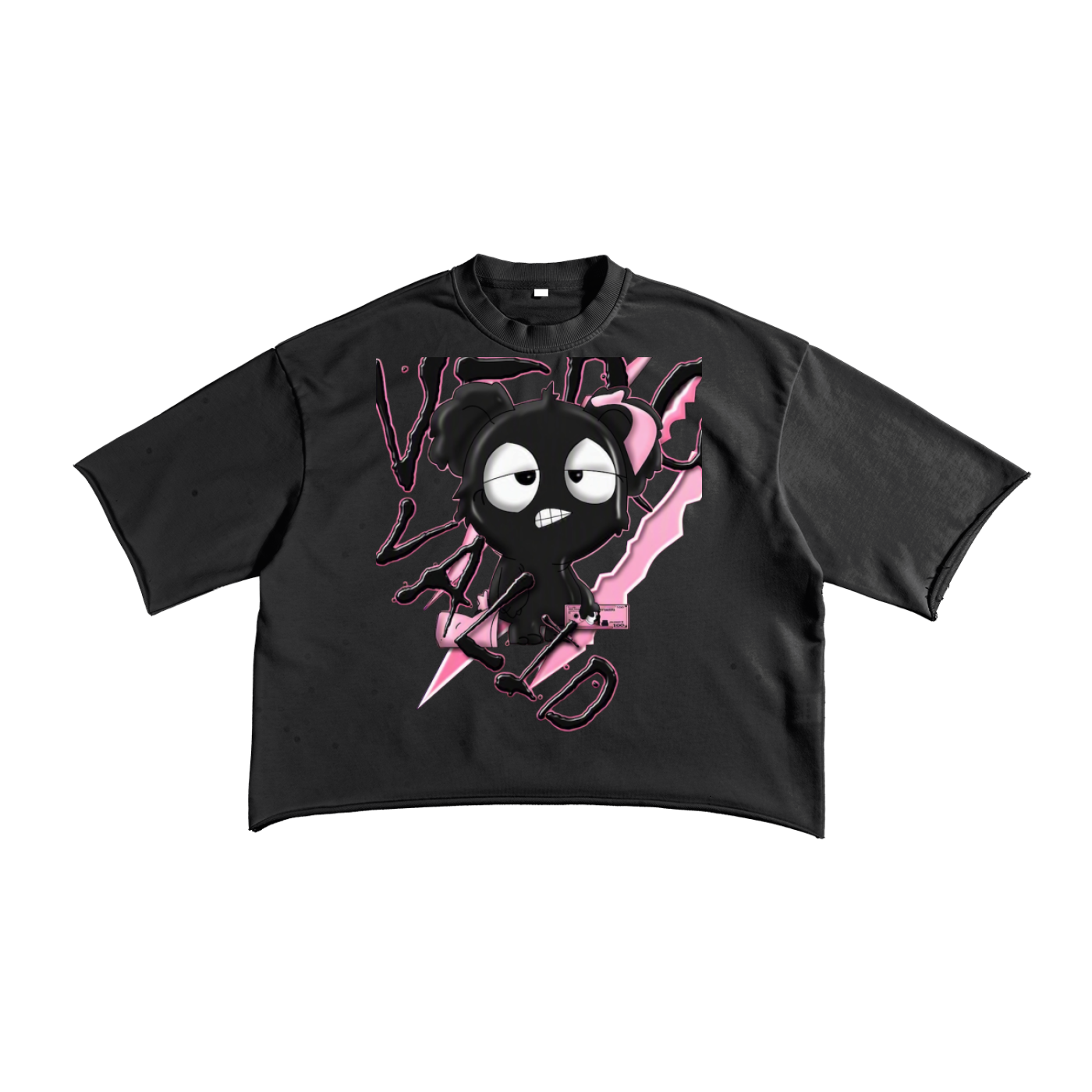 French Terry Raw Edge T-Shirt