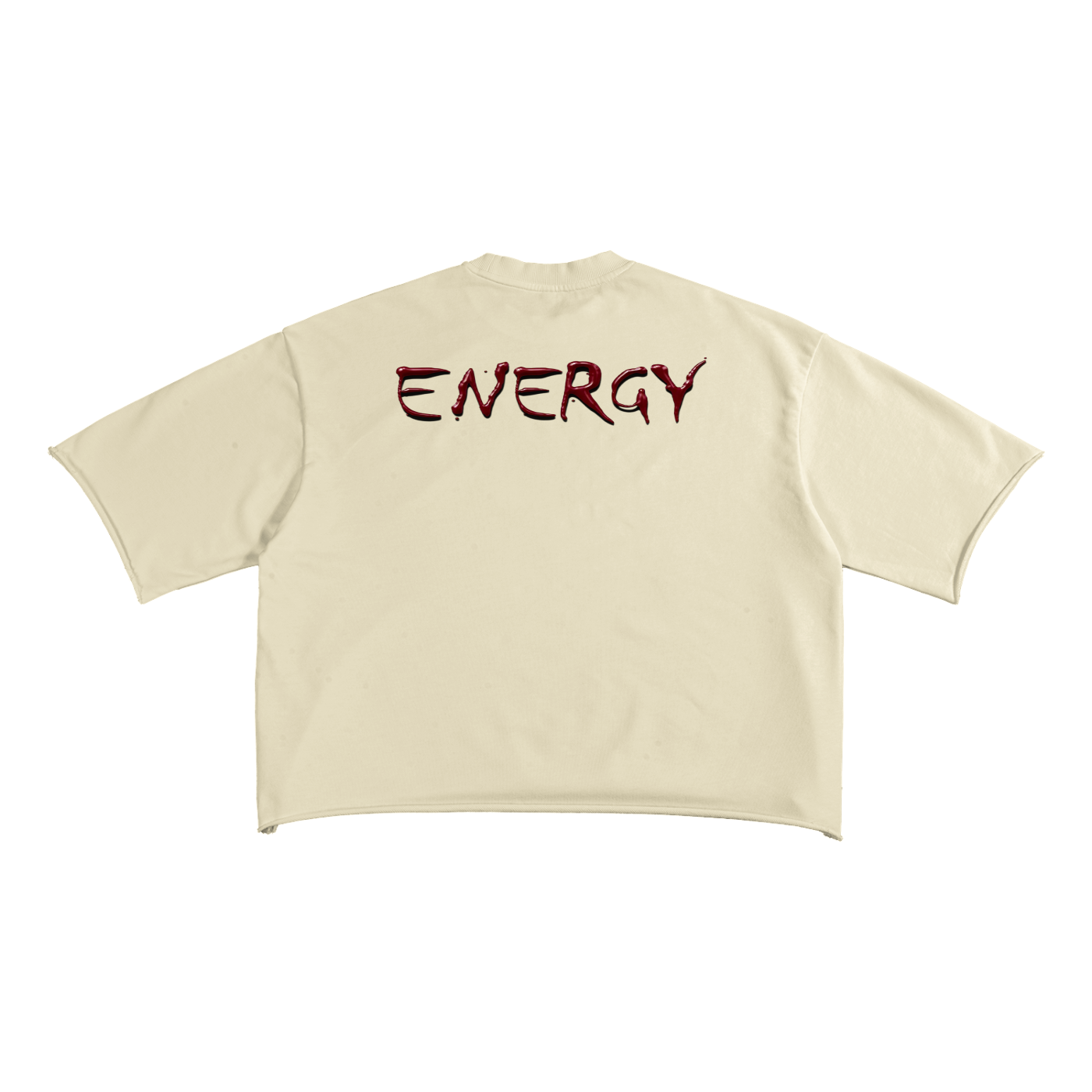 French Terry Raw Edge T-Shirt