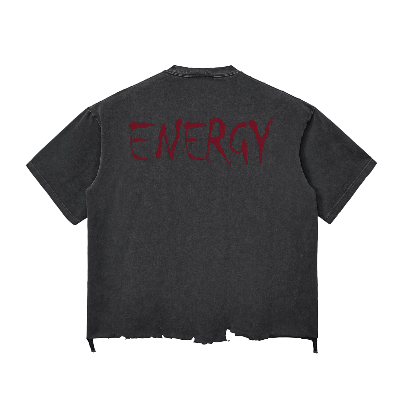 Loopy Lavi Snow Wash Raw-Hem Boxy T-shirt